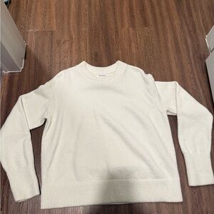 Banana Republic Women’s Ivory/Cream Crewneck Sweater